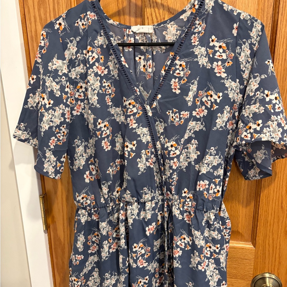 Sienna Sky Navy Floral Dress